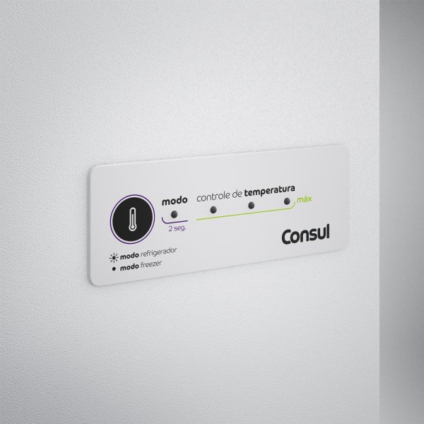 Congelador Consul Cha-31db/k 310lts 1t Blanco - Imagen 4