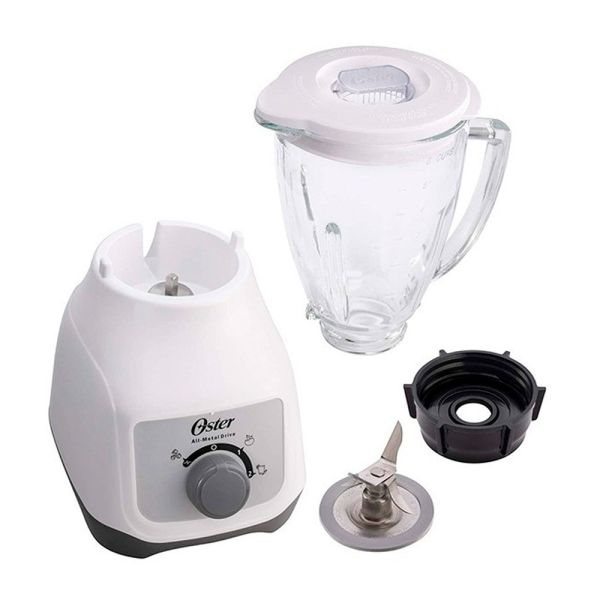 Licuadora Oster 2vel 550w Blanco Jarra Vidrio Mod.BLSTKAG-WRD-053-2 - Imagen 2