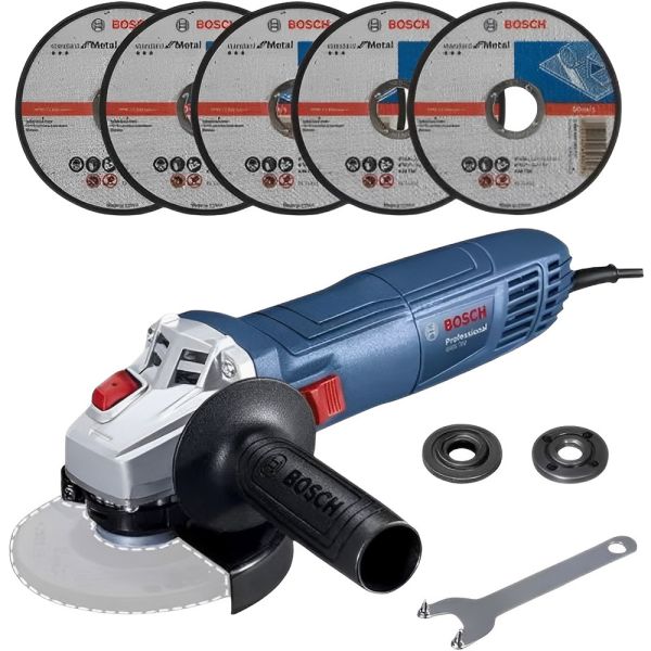 Amoladora Angular Bosch GWS700 115MM 710W 220V+5 Discos - Imagen 2