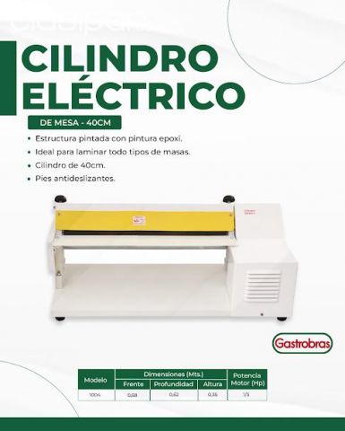 Cilindro Laminador Gastrobras 40cm C/Cortador 1014