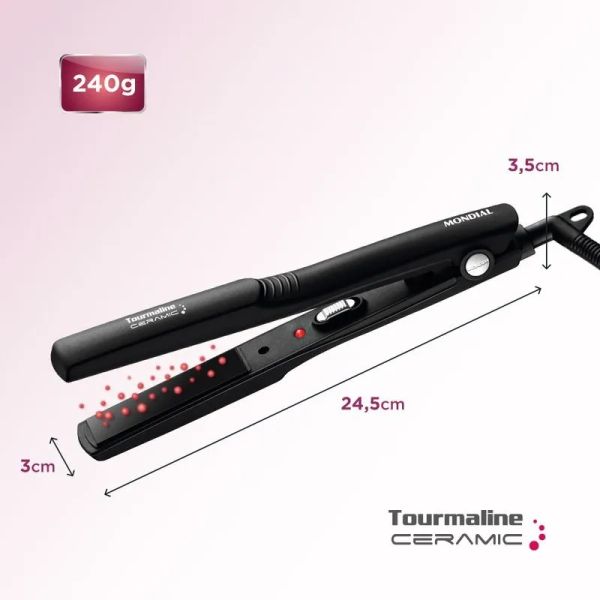 Planchita Mondial Tourm Ceramic 200º P-15 - Imagen 2