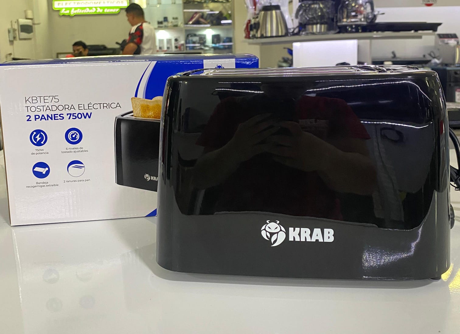 Tostadora Krab 6 Temp 750W MOD.KBTE75 - Imagen 2