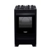 Cocina Dako Supreme Glass 4H/Horno A Gas/Negro MOD.1993