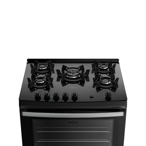 Cocina Dako Supreme Glass 5H/Horno A Gas/Negro MOD.1995 - Imagen 4