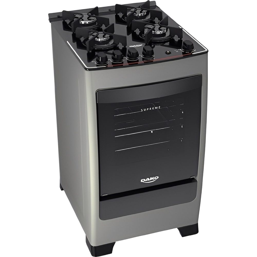 Cocina Dako Supreme Glass 4H/Horno A Gas/Titanio MOD.1994 - Imagen 2