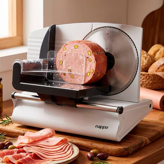 Cortador de Fiambre Nappo 19cm 200w NEI-352 - Imagen 2