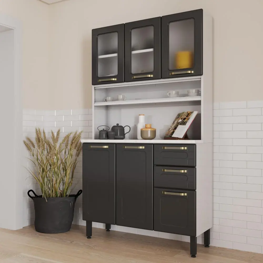 Mueble Metal Kit Bertolini 6ptas 2C, Multipla Gris 614580554