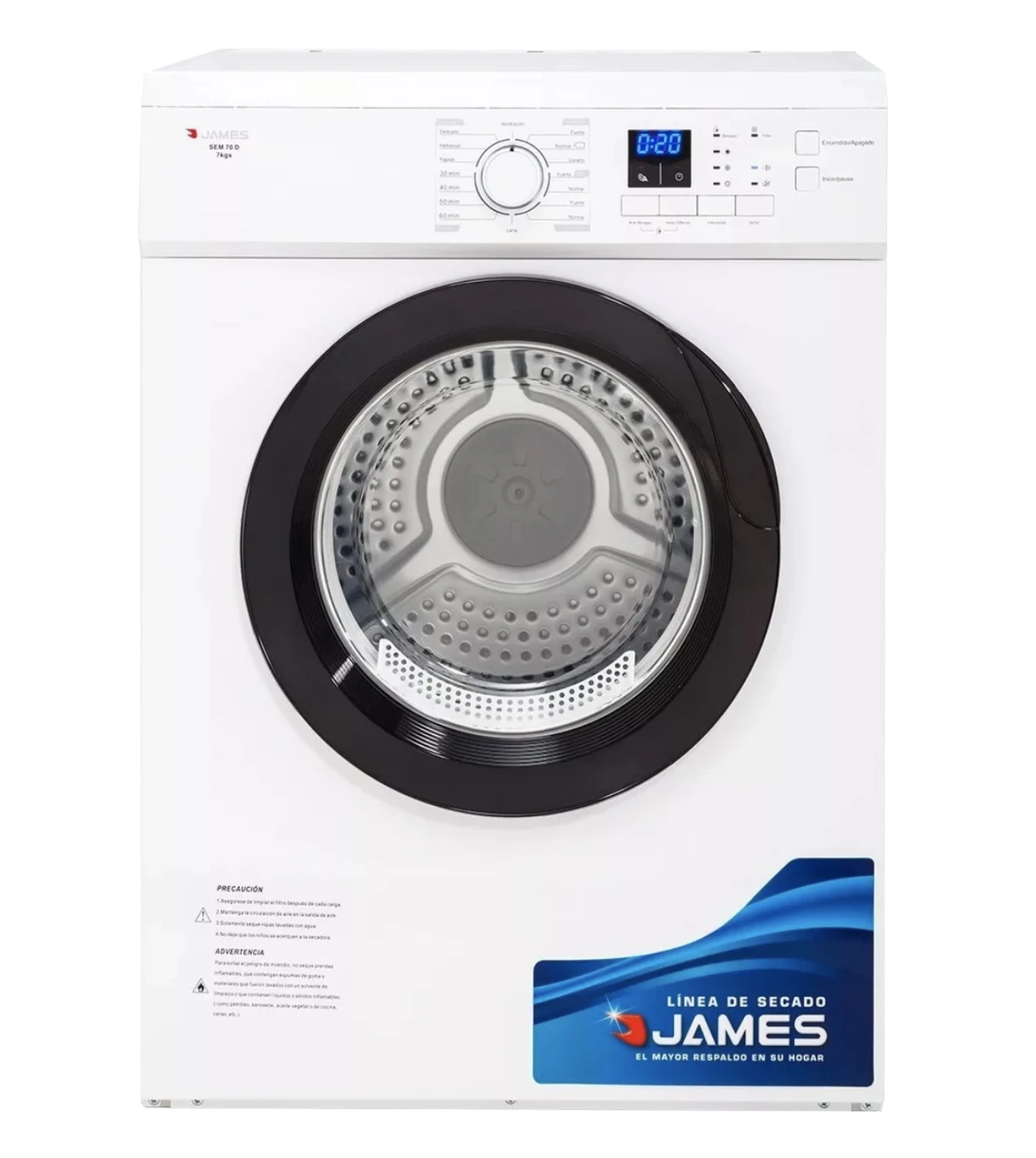 Secarropas James 7kg MOD.SEM 70 Frontal