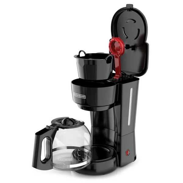 Cafetera Black+Decker 900W 12 Tazas MOD.CM0916B-CL - Imagen 2